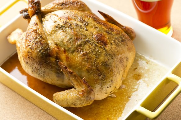 Beer Roasted Chicken Beer Roasted Chicken