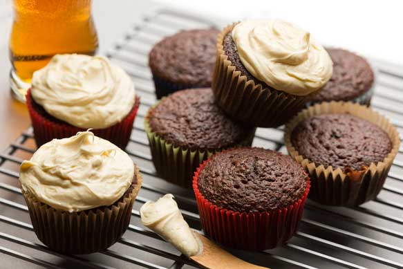 chocolate cupcakes with salted caramel filling chocolate cupcakes with salted caramel filling