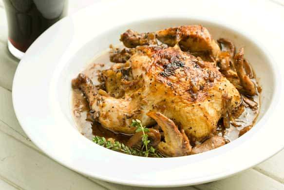 Cornish Hens in Samuel Adams Cream Stout