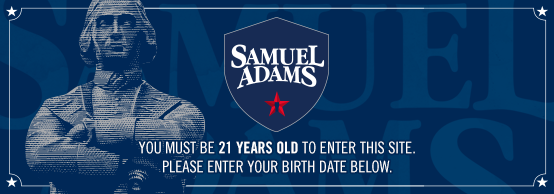 sam adams age gate shield
